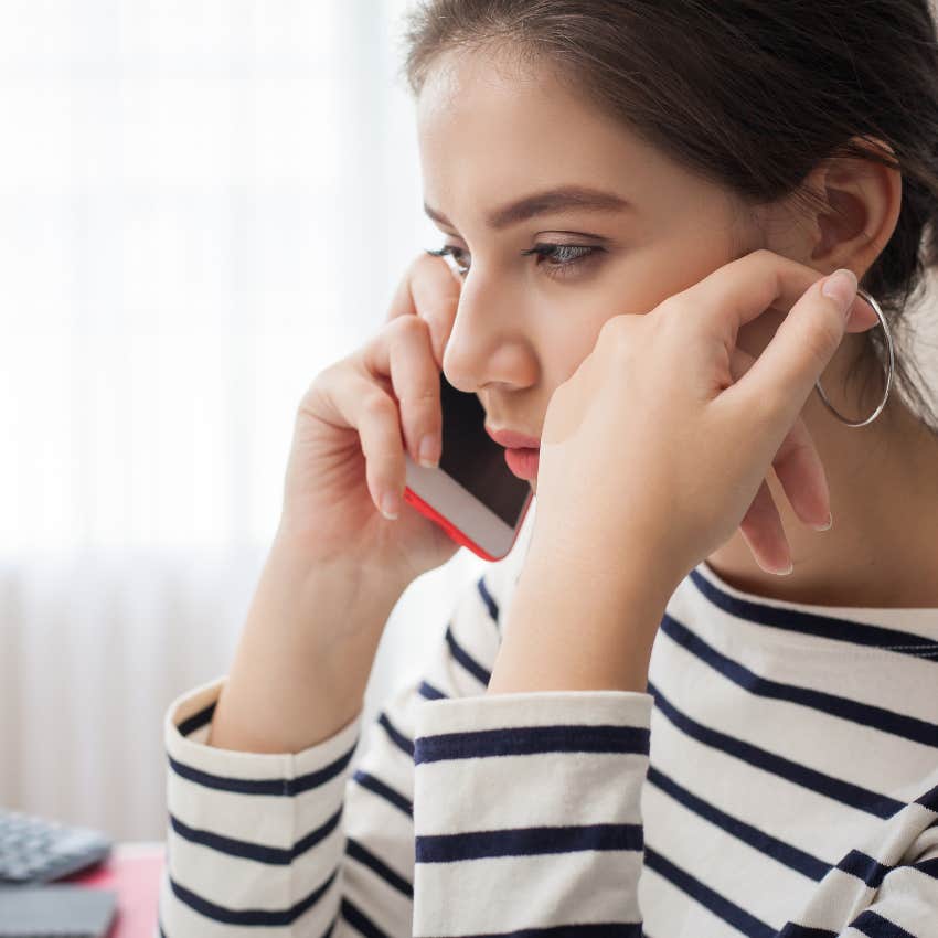 woman with little support saying she'll figure it out faster on her own