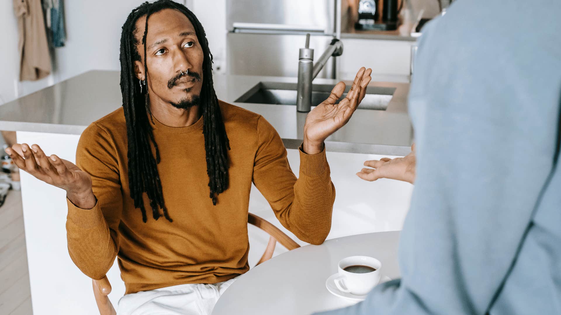 exhausted man questioning if he has anything to look forward to