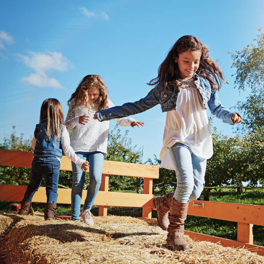 little girls whose parents let them run wild sometimes learning to problem solve