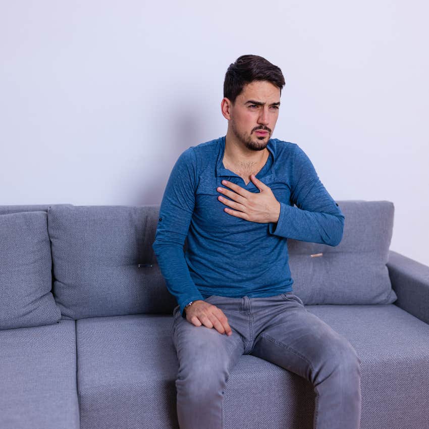dad who takes a step back when his emotions get too strong
