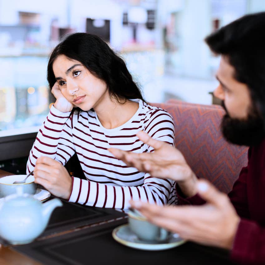 woman complaining about everything at a restaurant