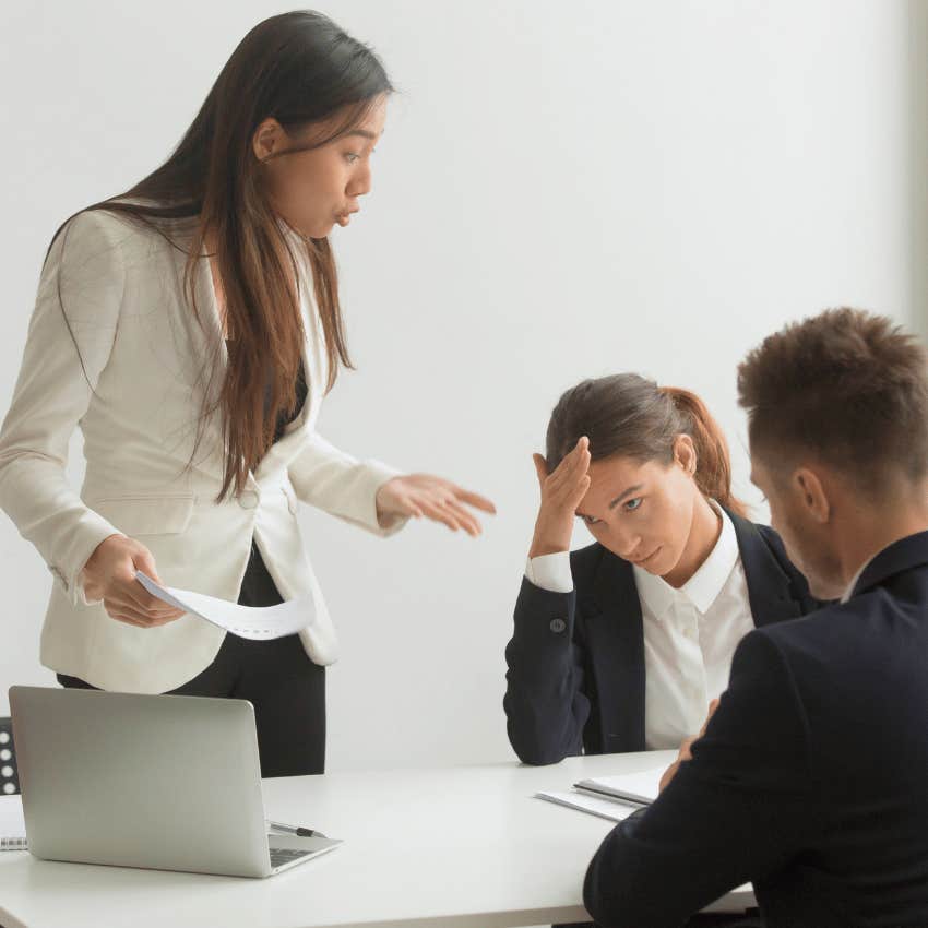rude woman being brutally honest