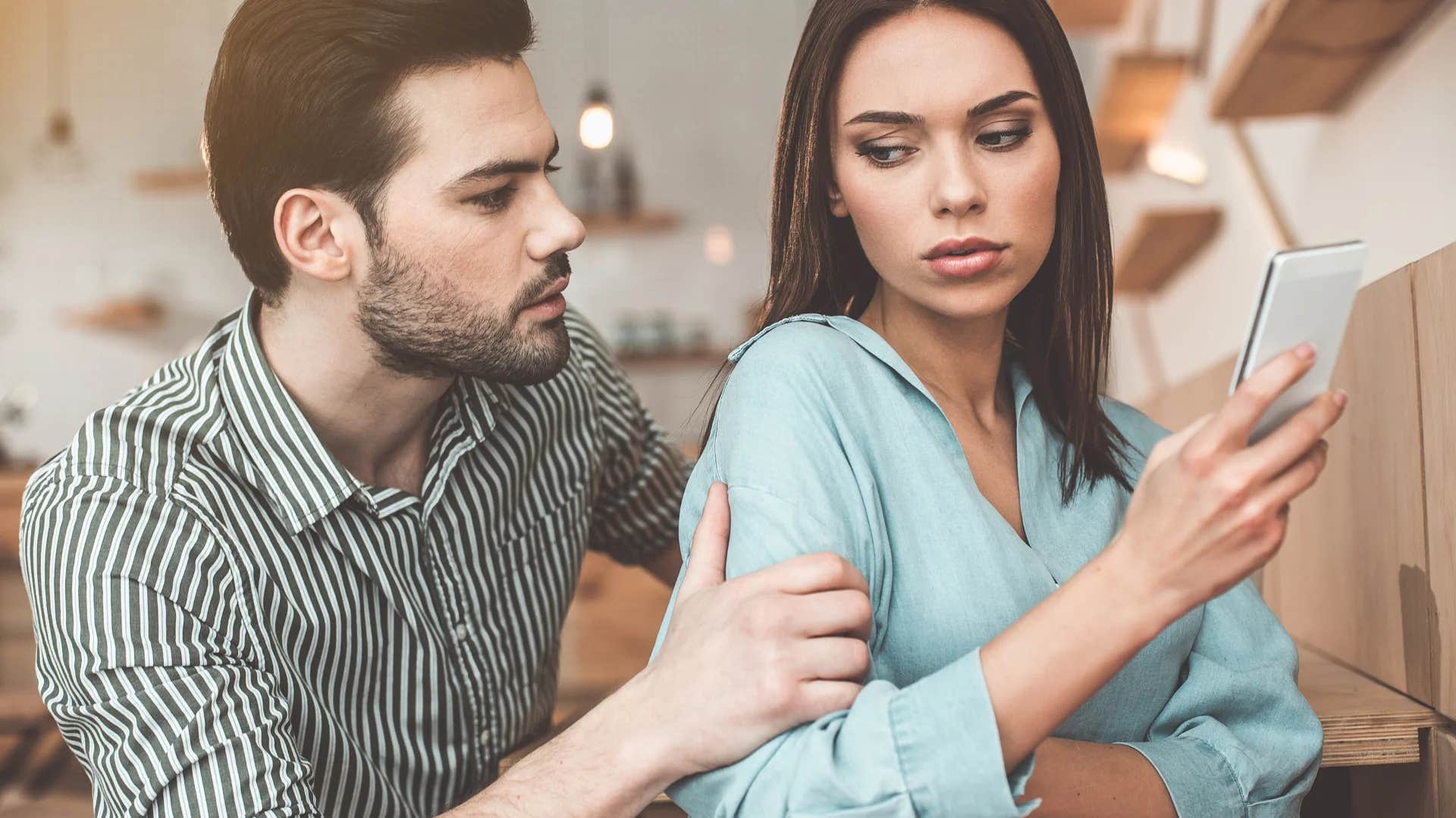 high-iq man telling girlfriend he doesn't have time for their argument