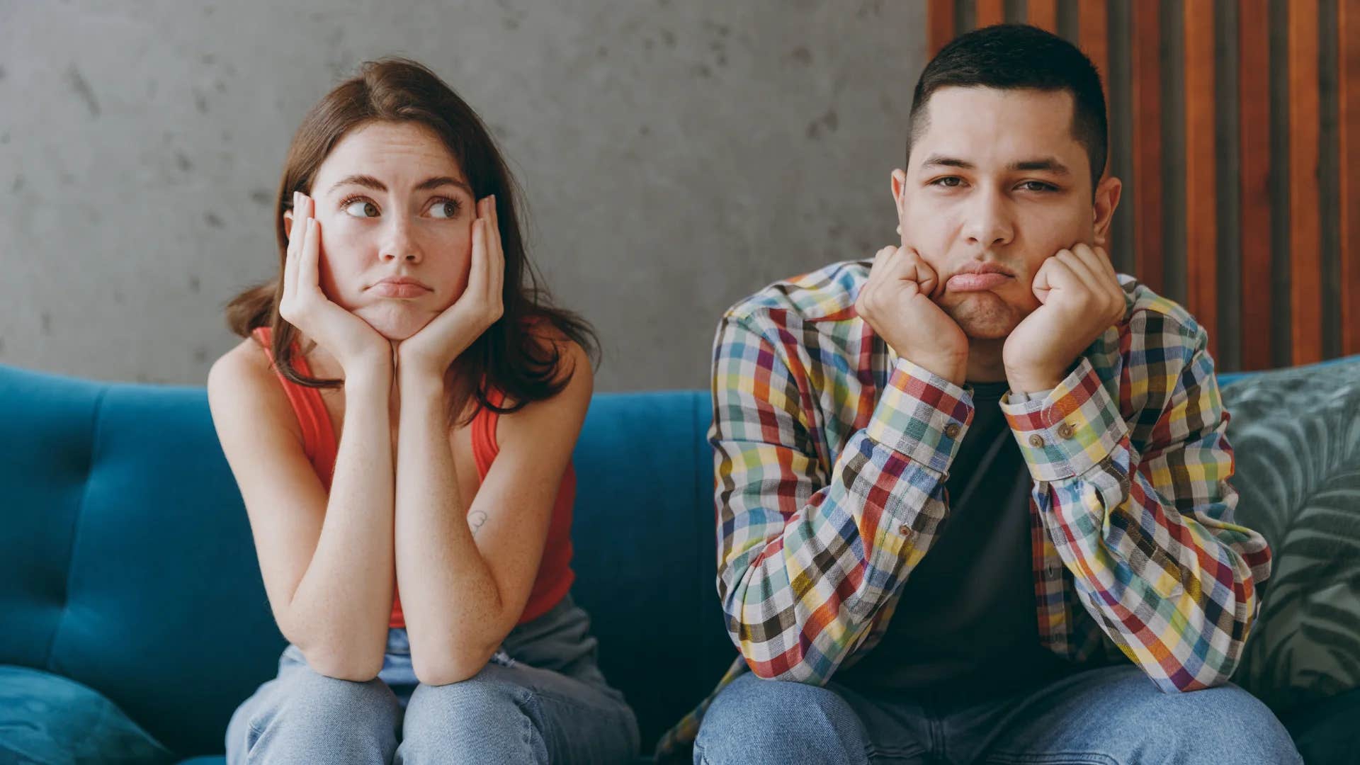high-iq couple trying to work together to shut down argument