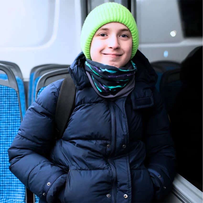 tween boy who can assess risk when he's in public without an adult