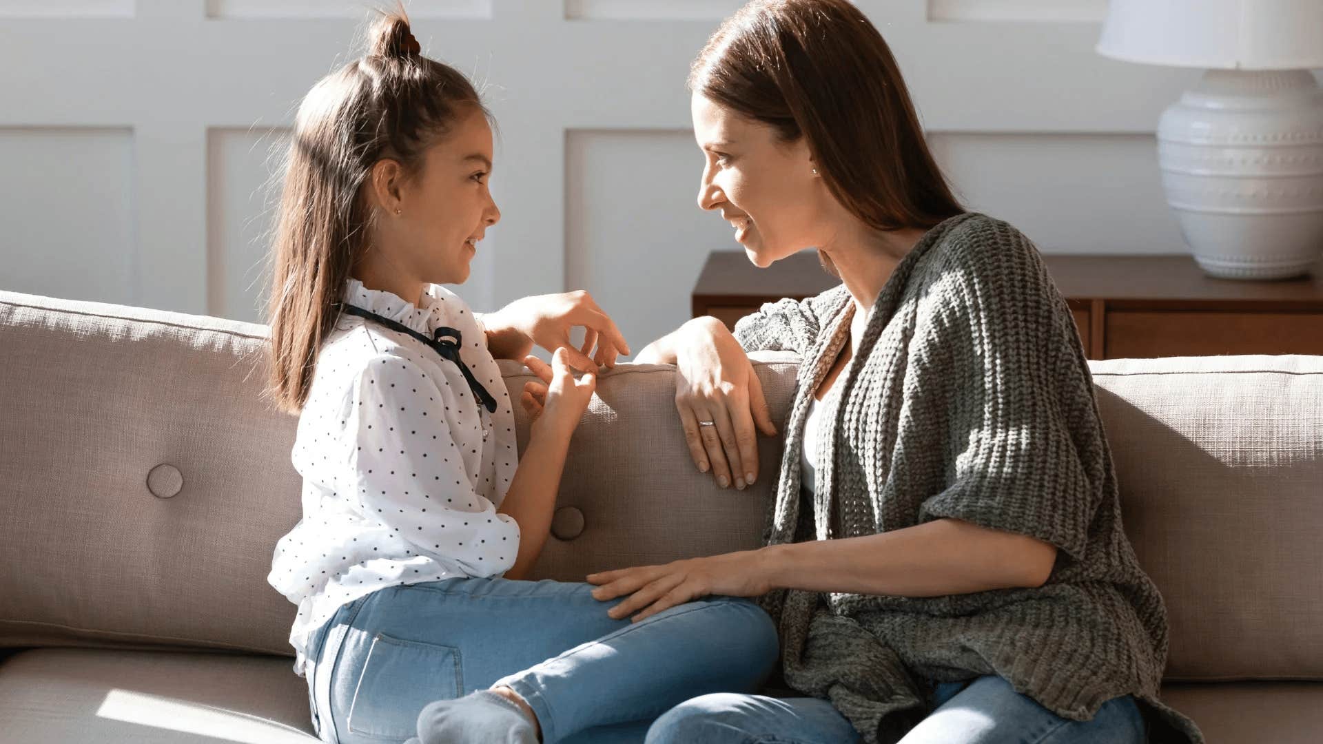 gen Z mom teaching her daughter about gender neutrality
