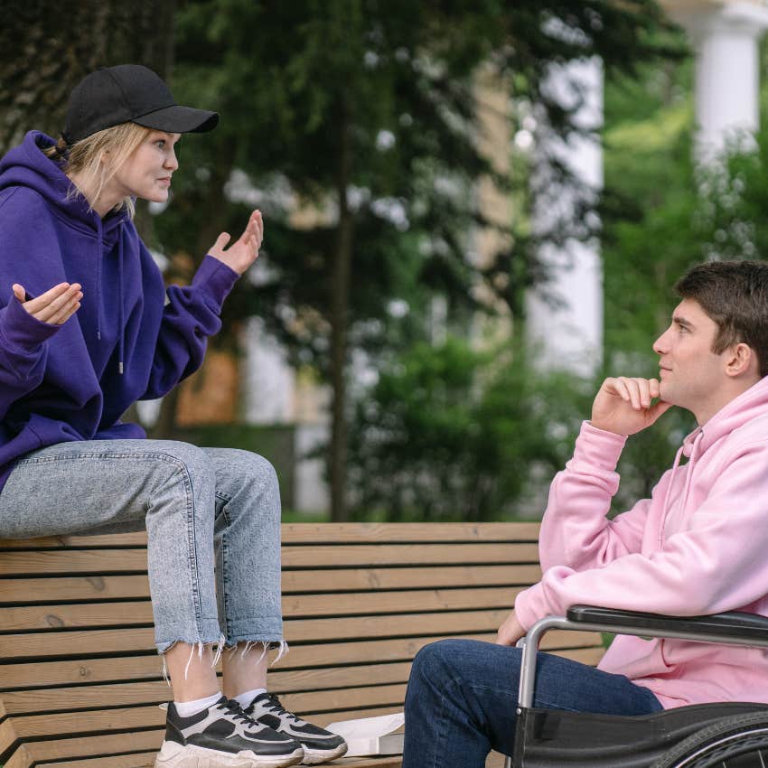 gen z woman saying you're doing way too much