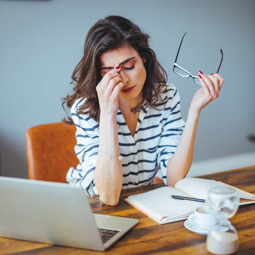 woman who's expected to fill in for anyone who's out at work