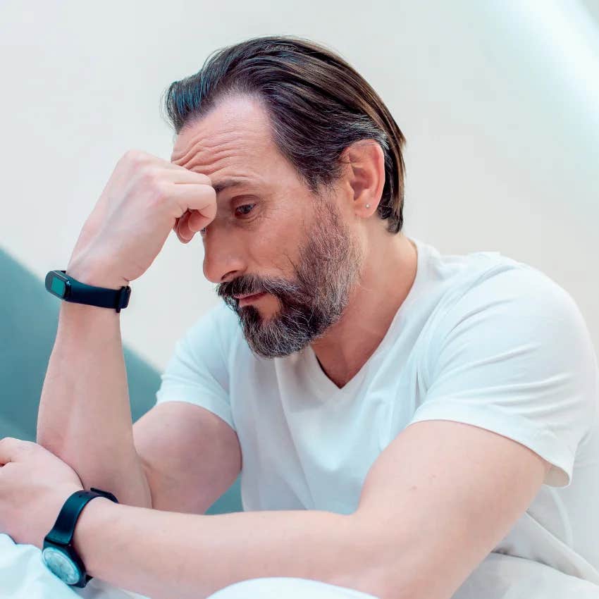 man who was raised in a family that swept problems under the rug struggling to name his emotions