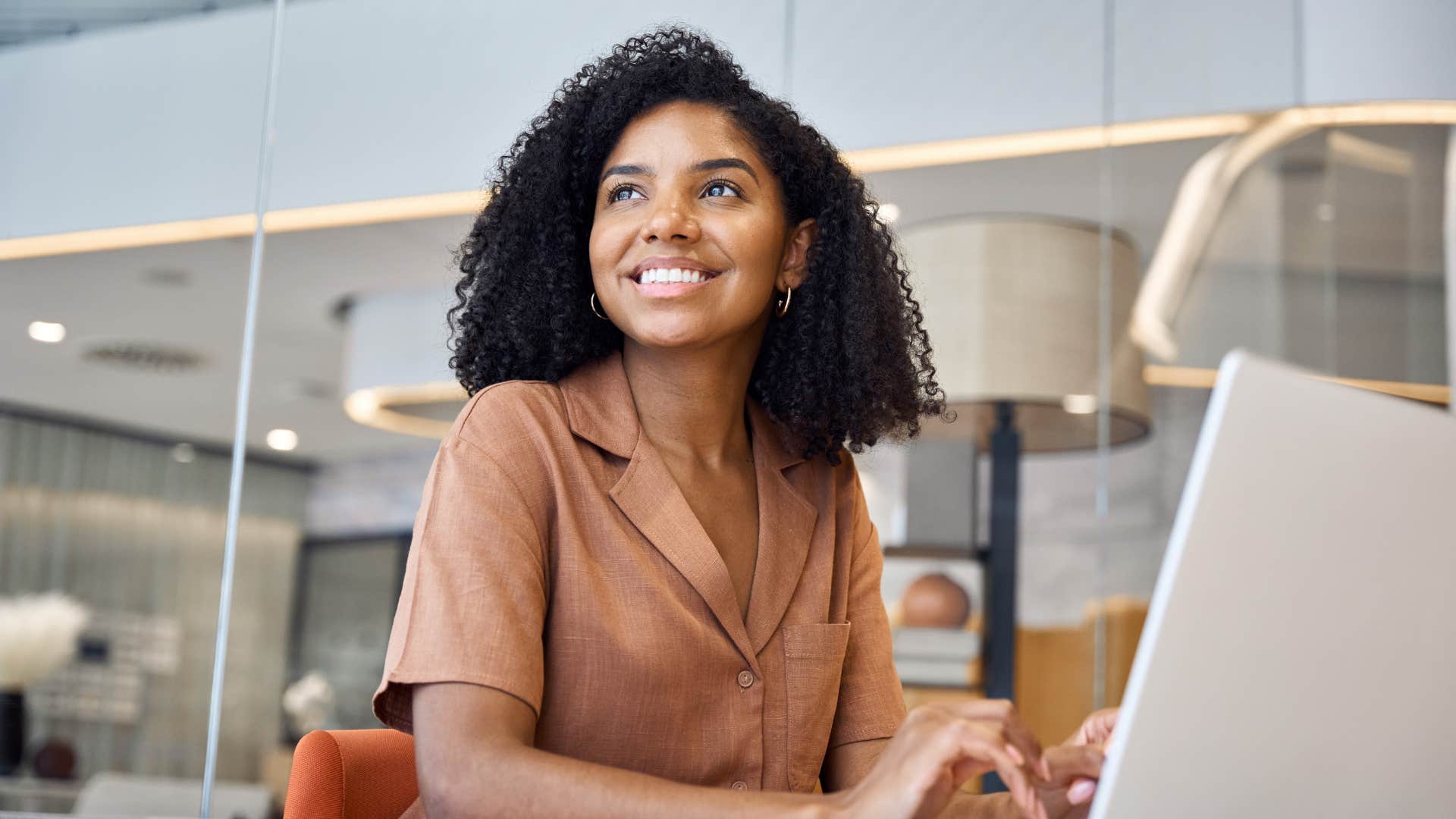 mentally strong woman at work taking responsibility for her life