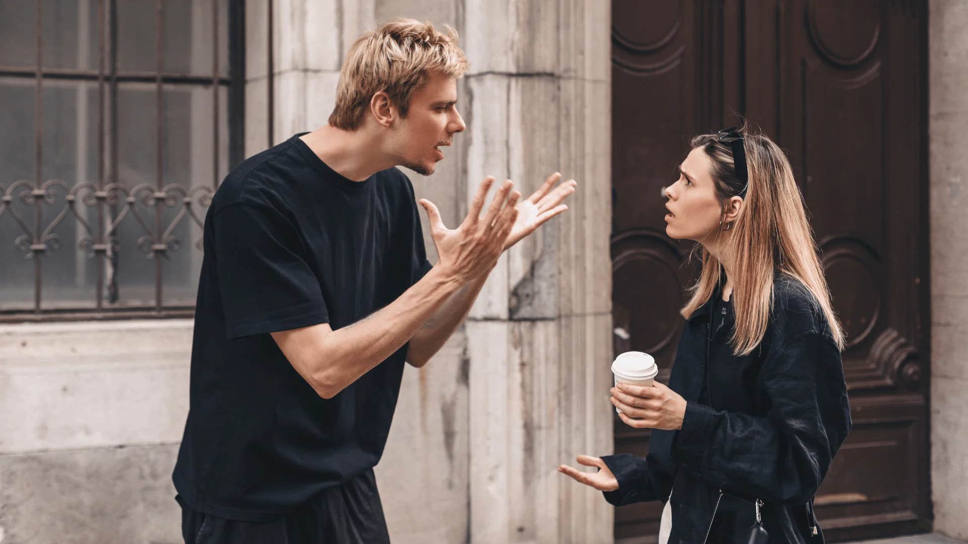 man telling woman your feelings and thoughts are unimportant to me