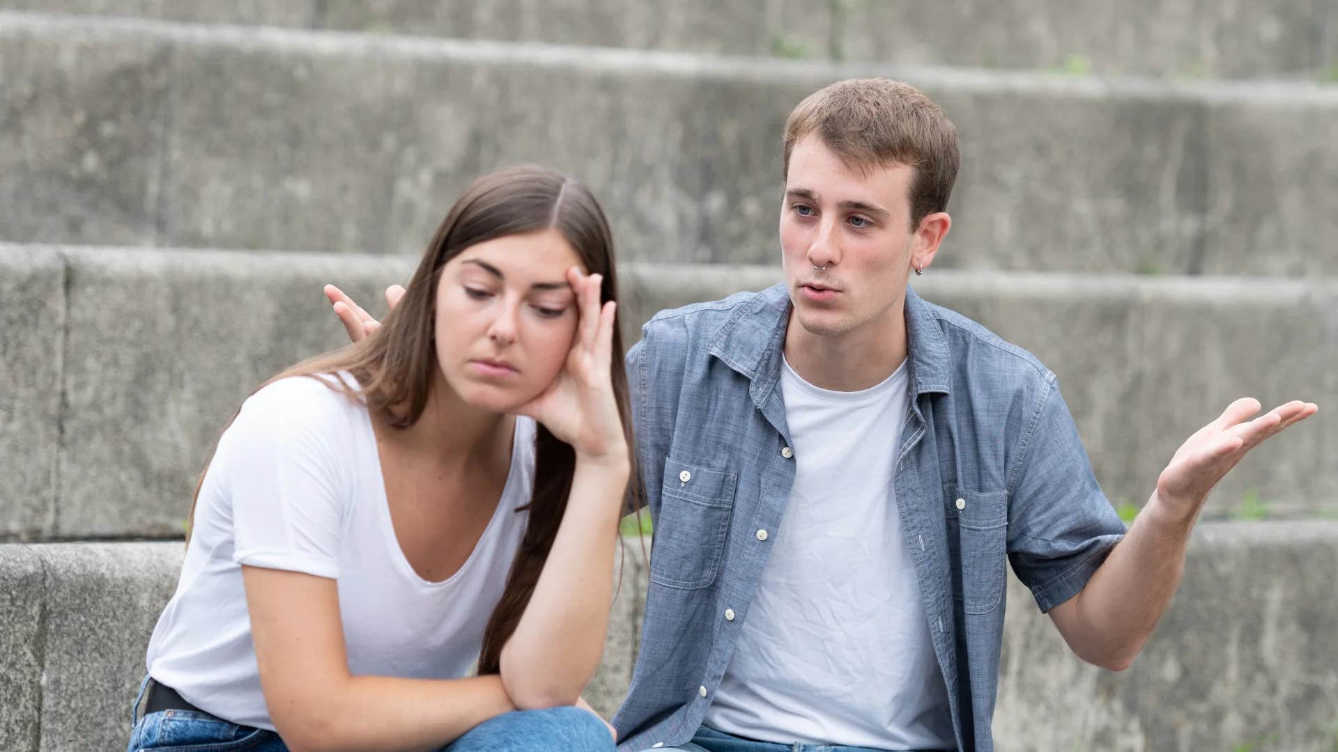 man telling woman you bring out the worst in me