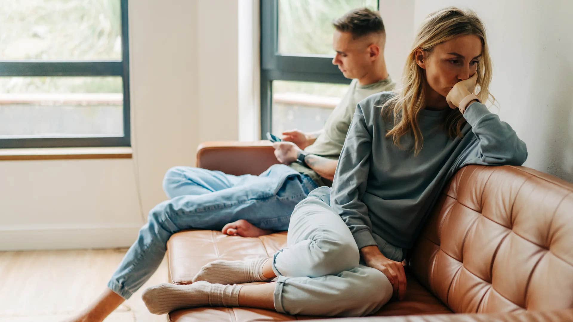woman being told by man you're too sensitive