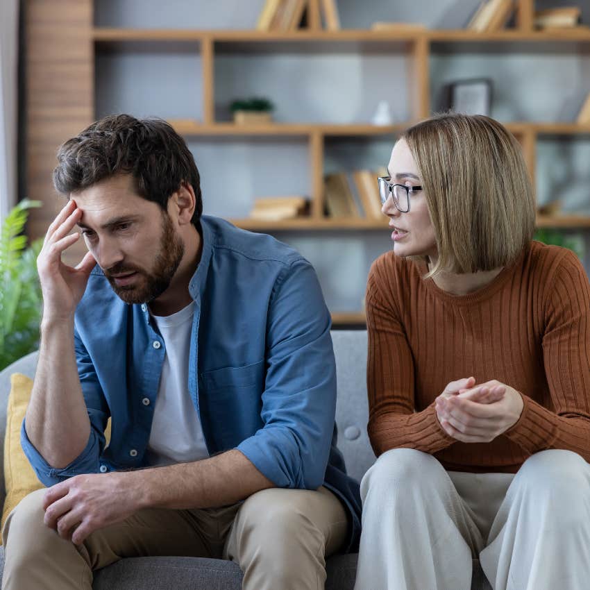 man thinking up excuses for his girlfriend's bad behavior relationship isn't good anymore