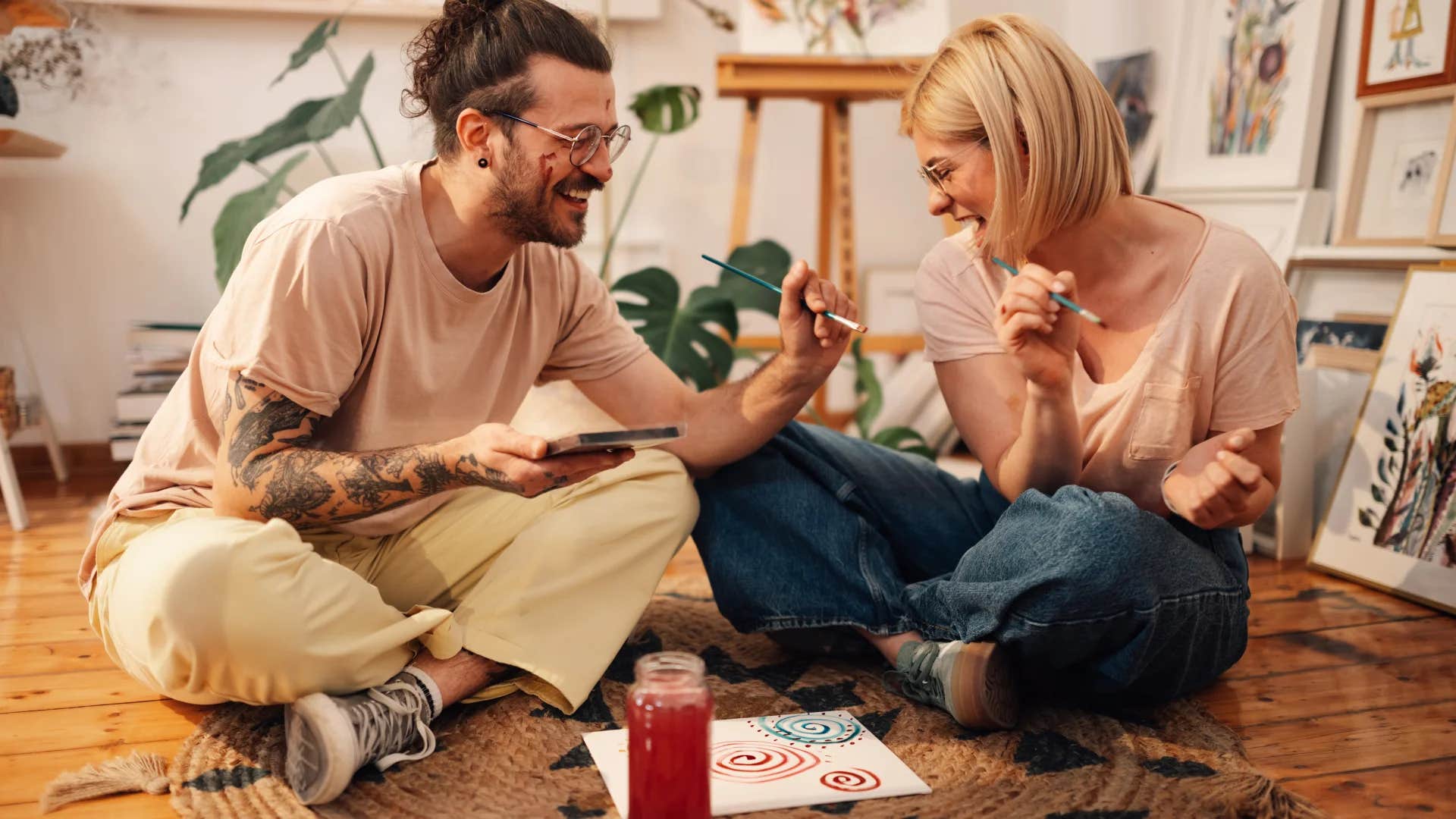 woman telling man i miss you when we're not together