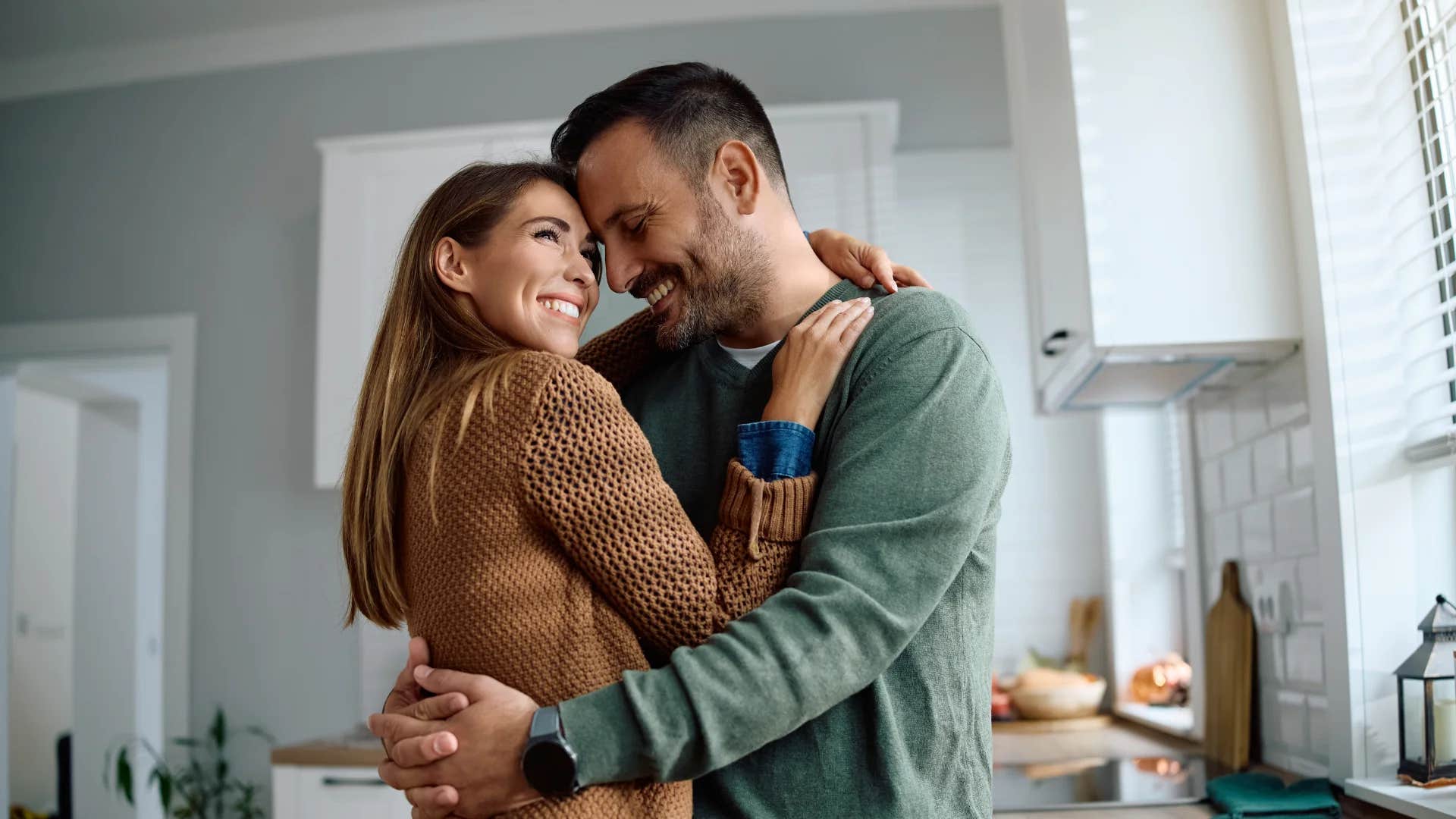 woman telling man there's no one else i'd rather share my life with
