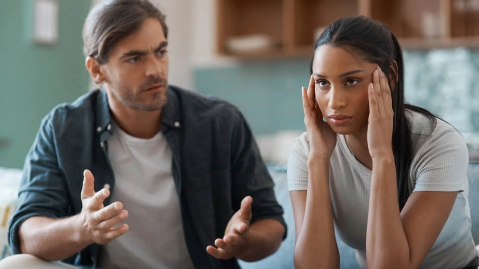 man telling woman that's not a big deal