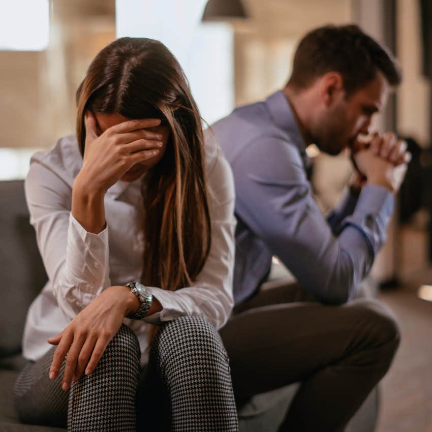 woman saying she only stayed because she was scared