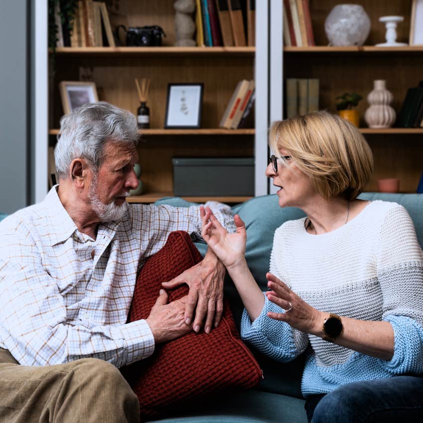 woman arguing with husband judging him harshly