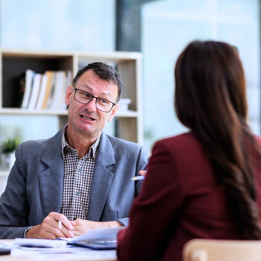 unkind man asking employee is that your best idea