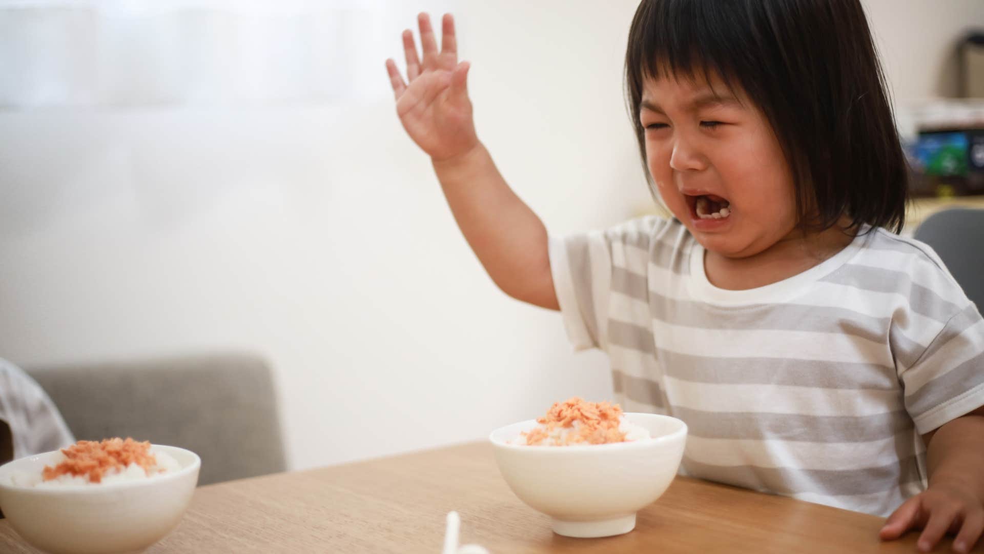 little kid who is a super picky eater