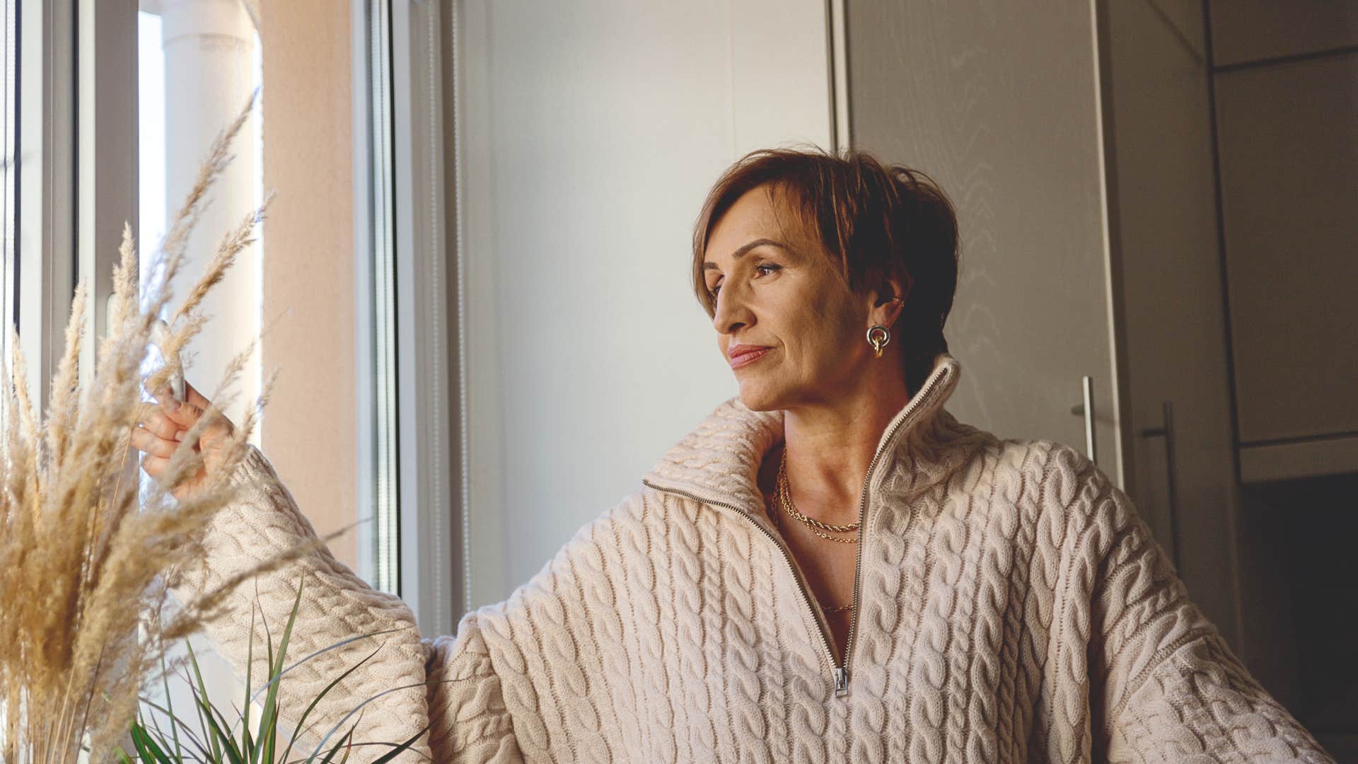 boomer woman dealing with midlife crisis