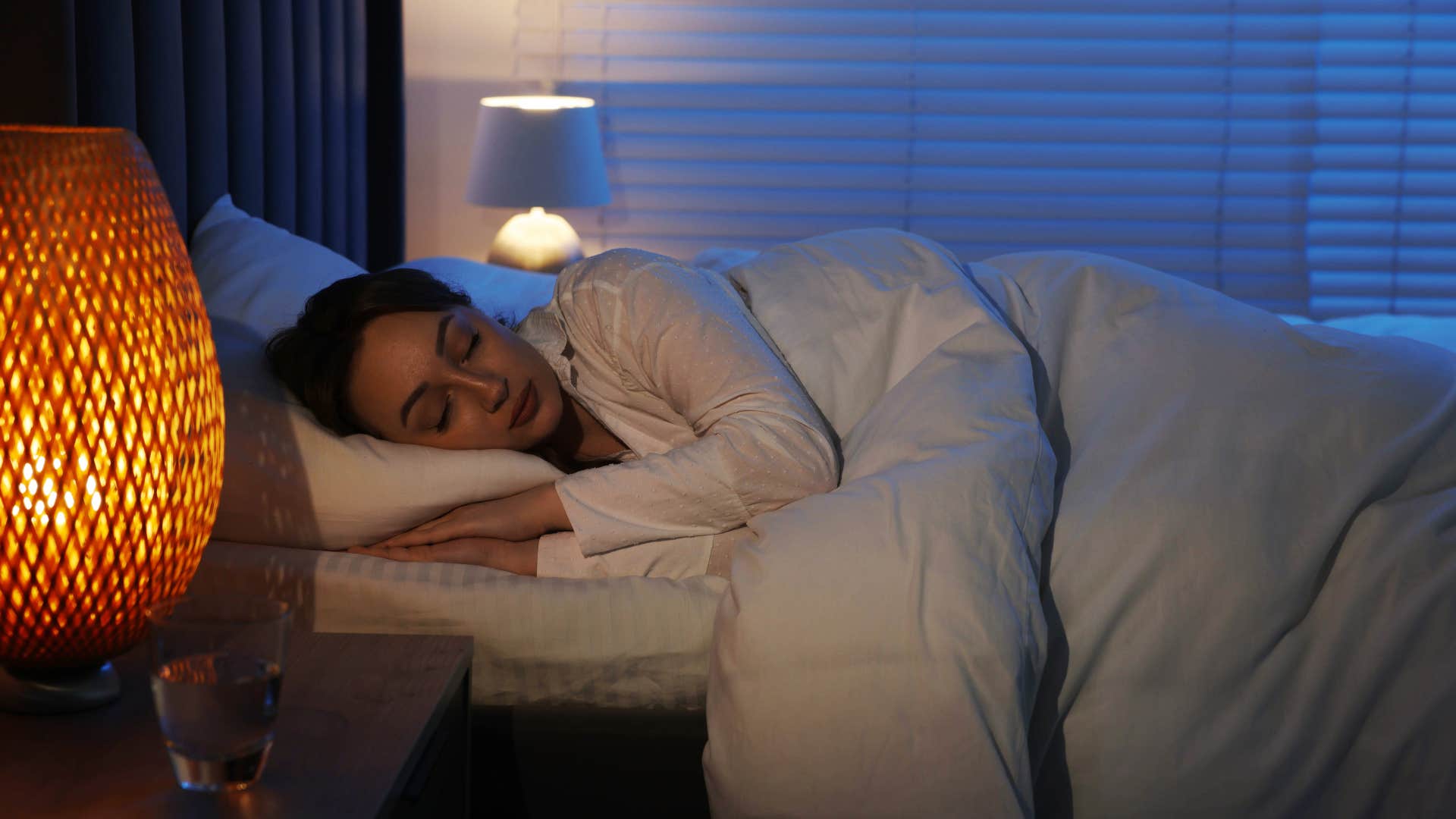 woman who is sleeping on her favorite side of the bed has the comfort setting from childhood