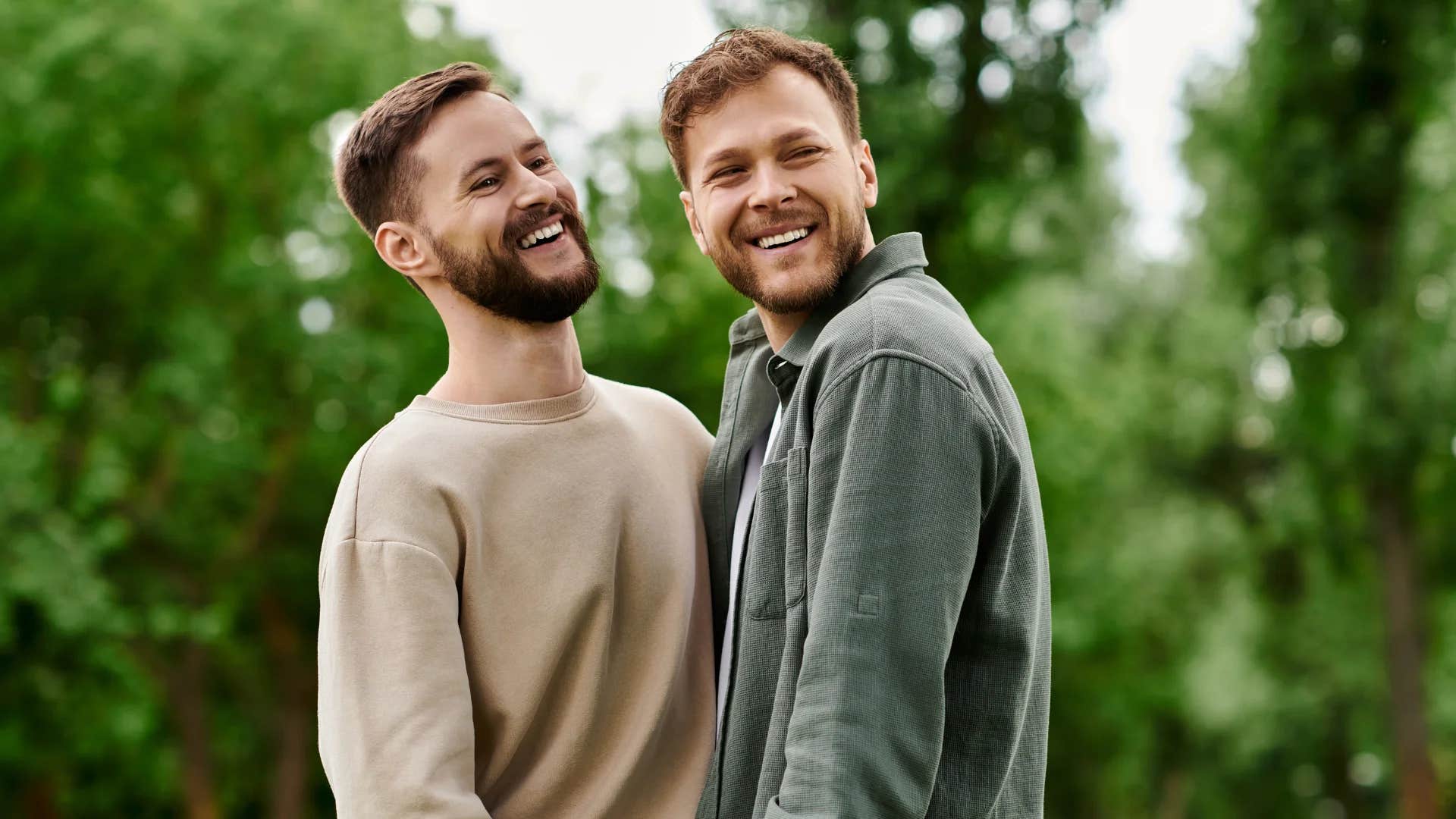 man who isn't actually happy with man saying i always know how you're feeling