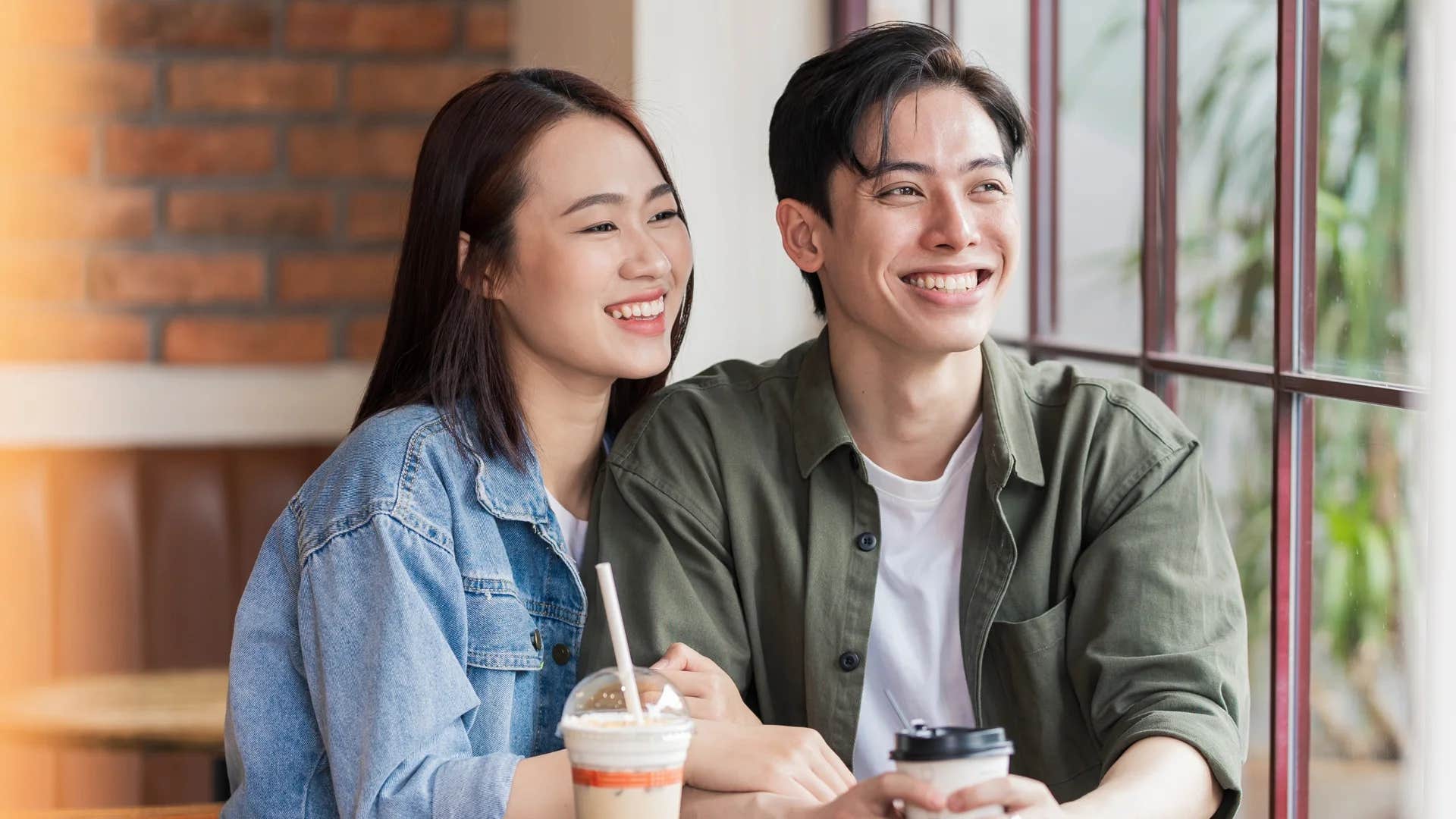 woman who isn't actually happy with man saying i just want you to take care of me