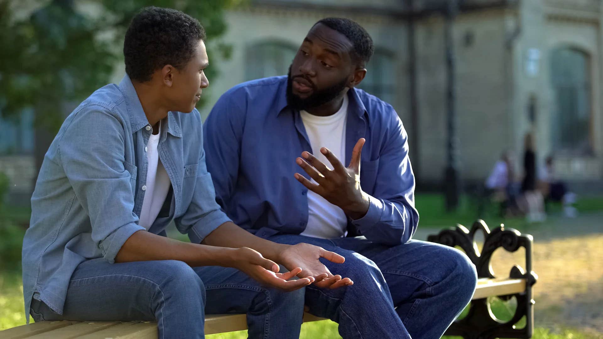 deeply selfish man saying you should be grateful i did everything for you