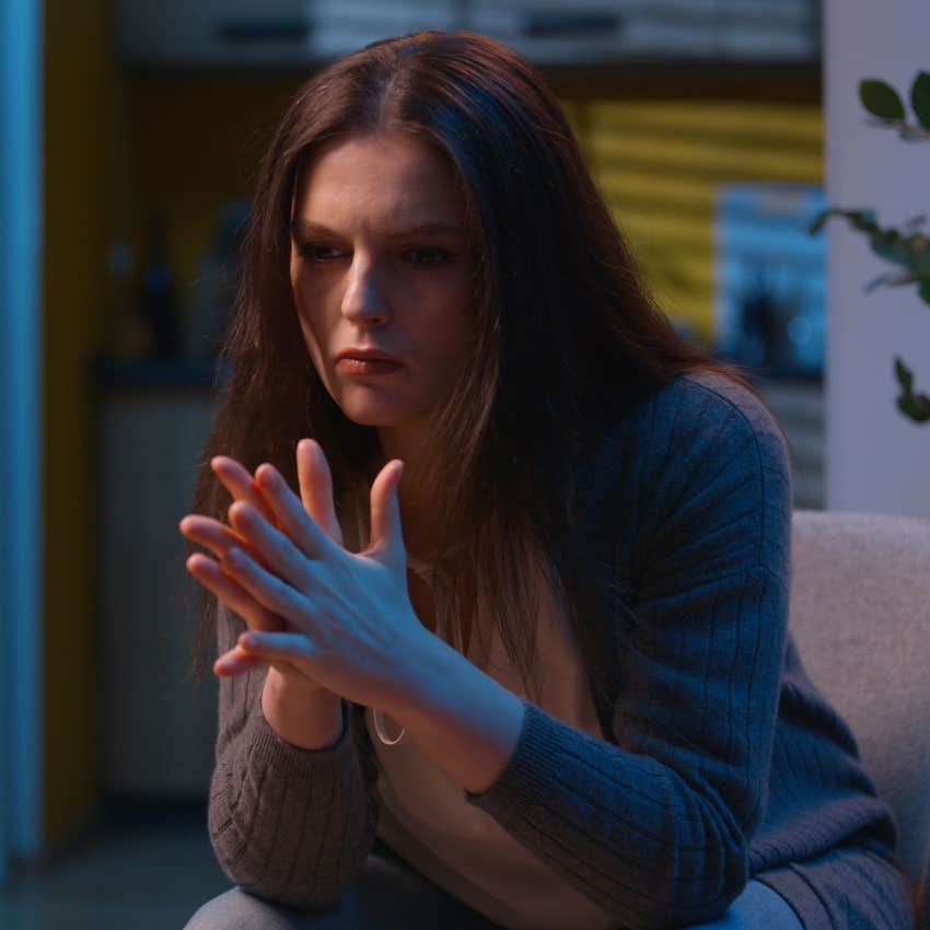 woman who's tired of holding everything together saying don't worry