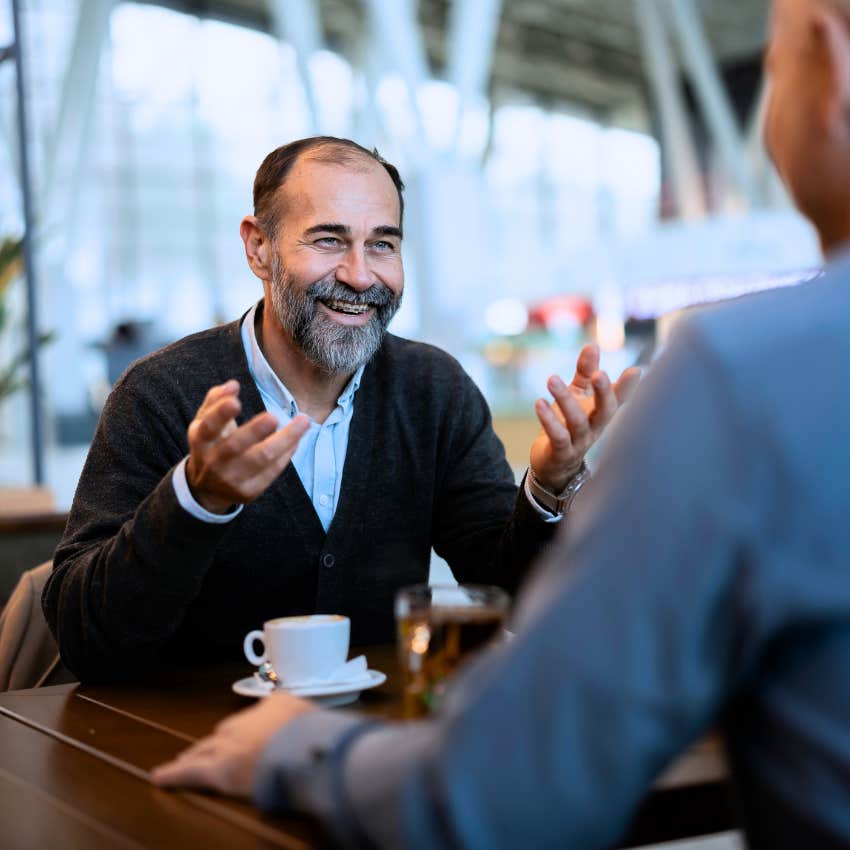 emotionally intelligent man wanting friend to respect him telling him i'm happy for you
