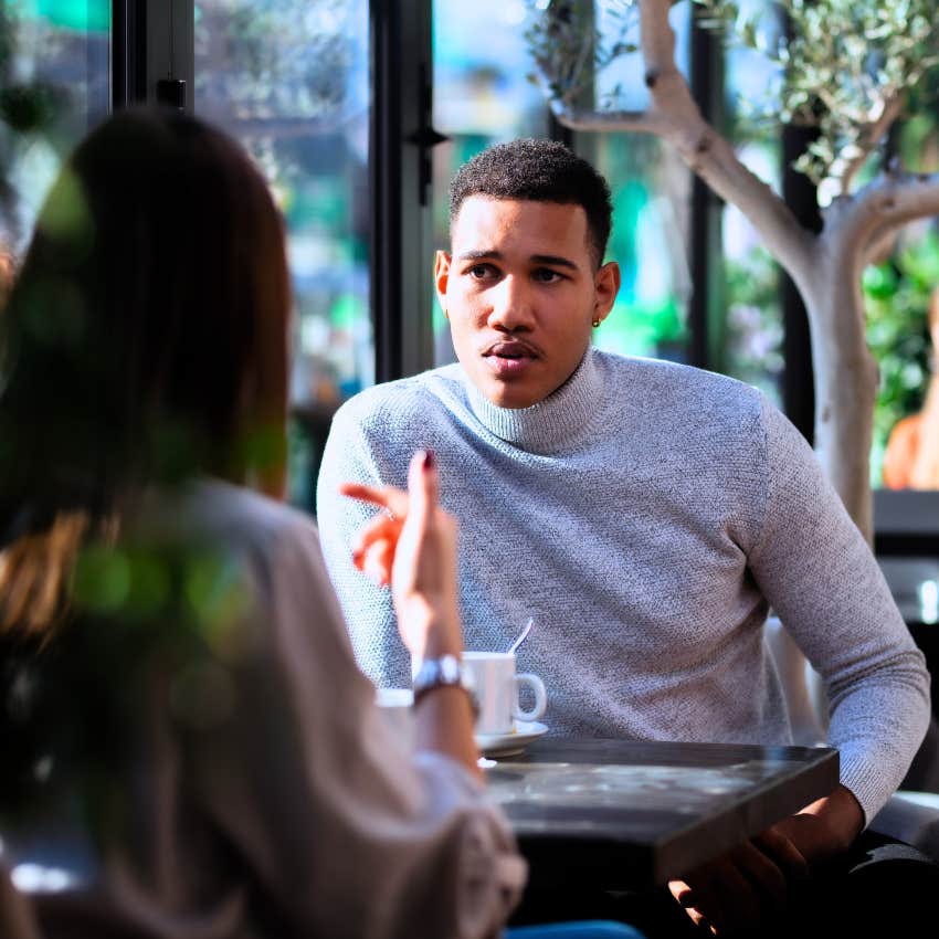 man complaining to friend about his bills to make himself appear broke