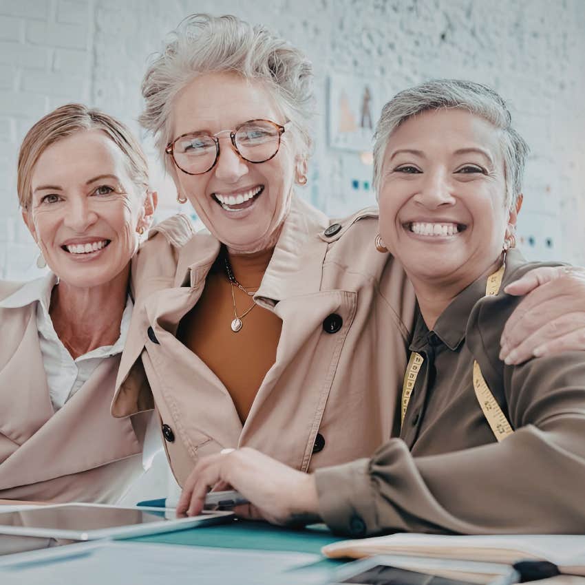 boomer women in a work meeting