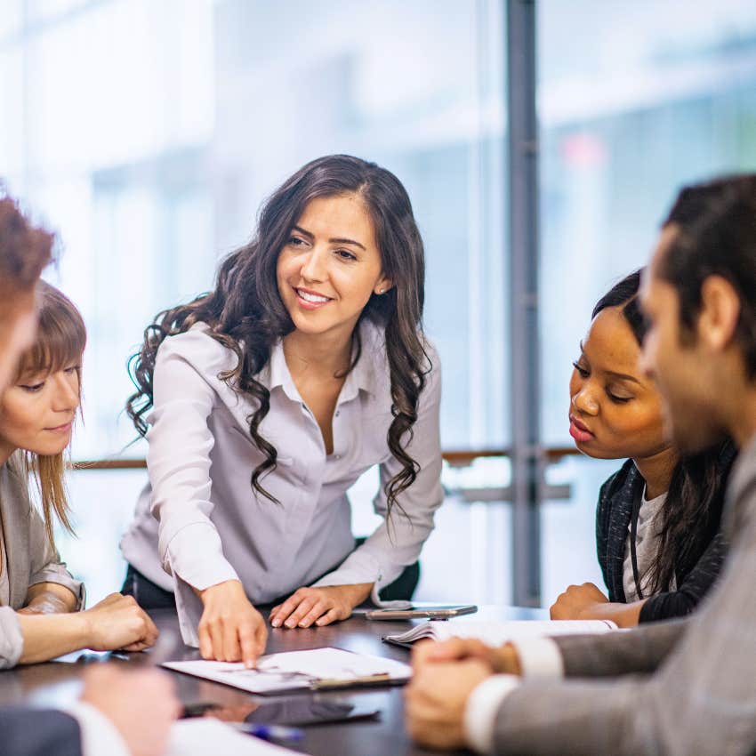 millennials in a work meeting