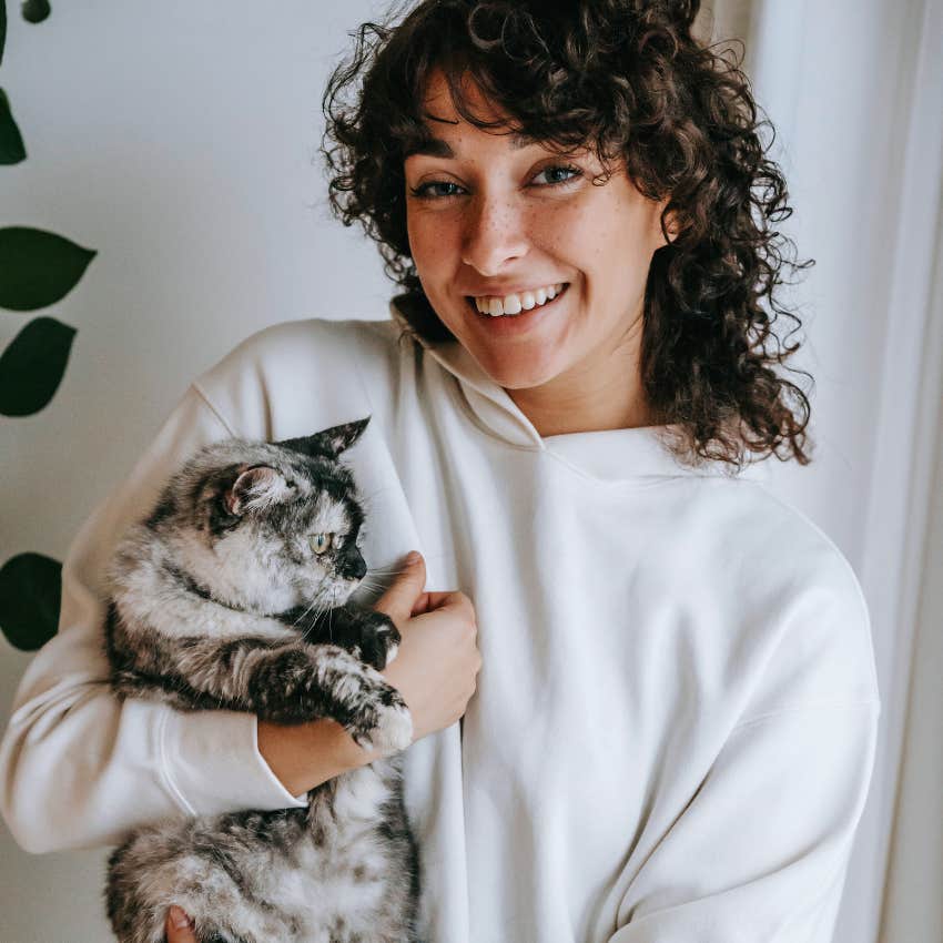 gen z woman who treats her cat like her child