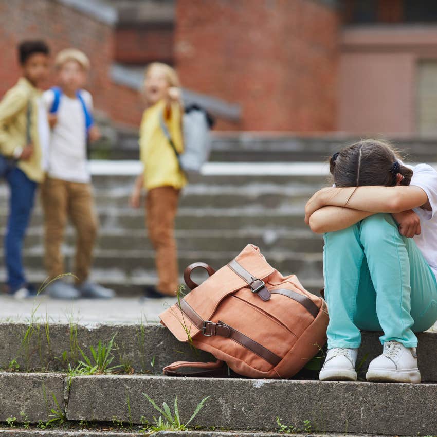 girl obviously being bullied