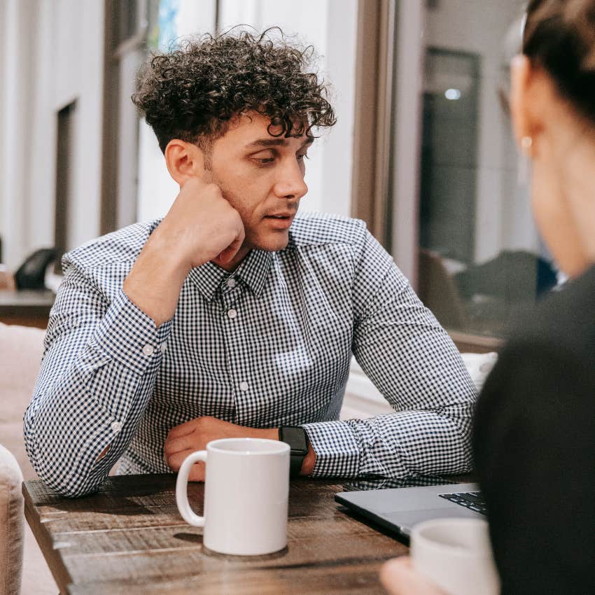 man who grew up with unsupportive parents downplaying his feelings