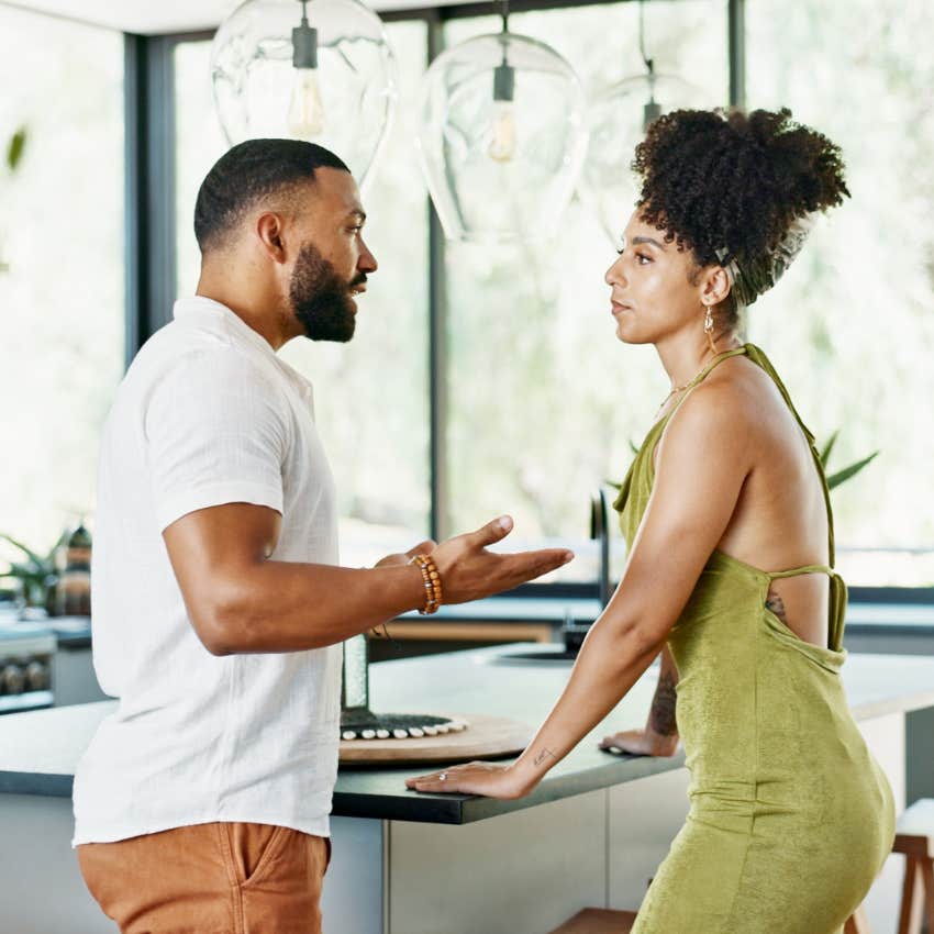 man raised by parents who did everything relying on his wife