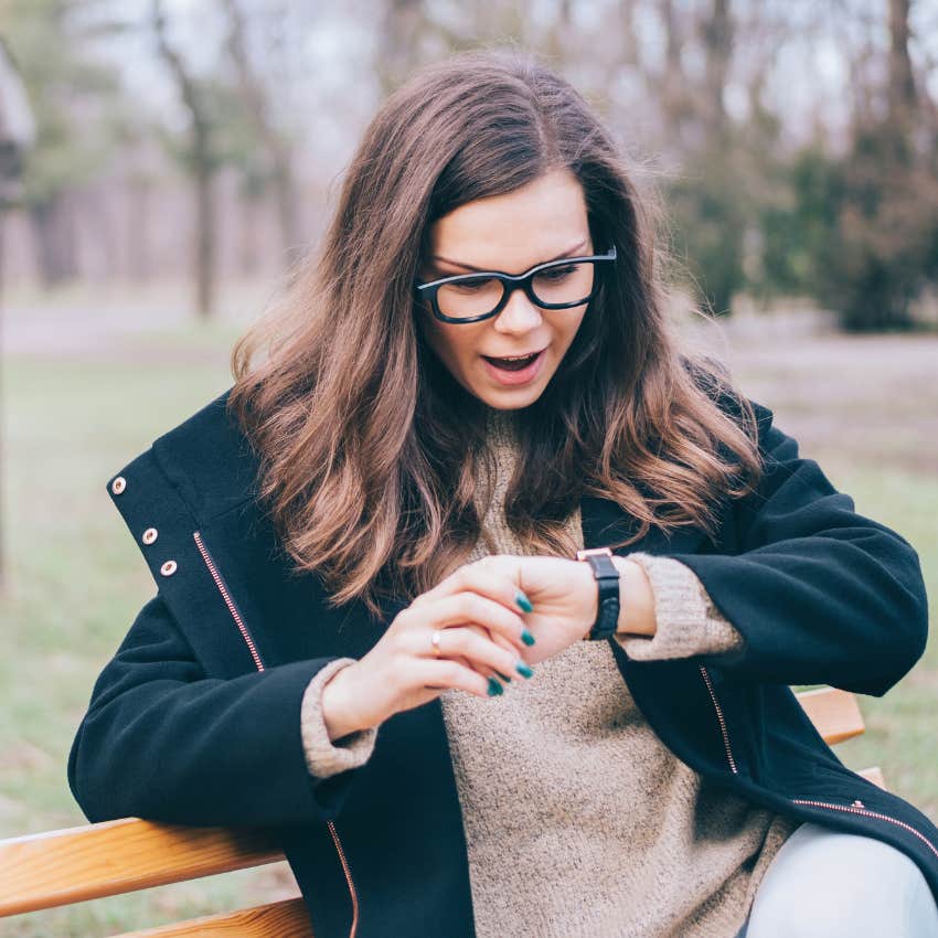 woman who can never show up on time