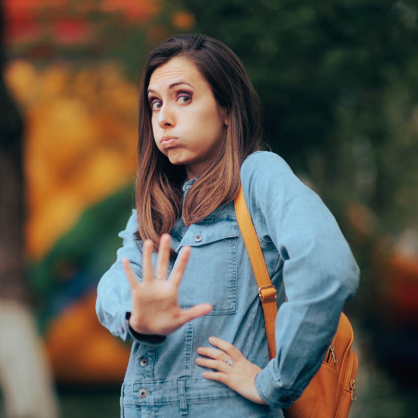 woman who doesn't make decisions