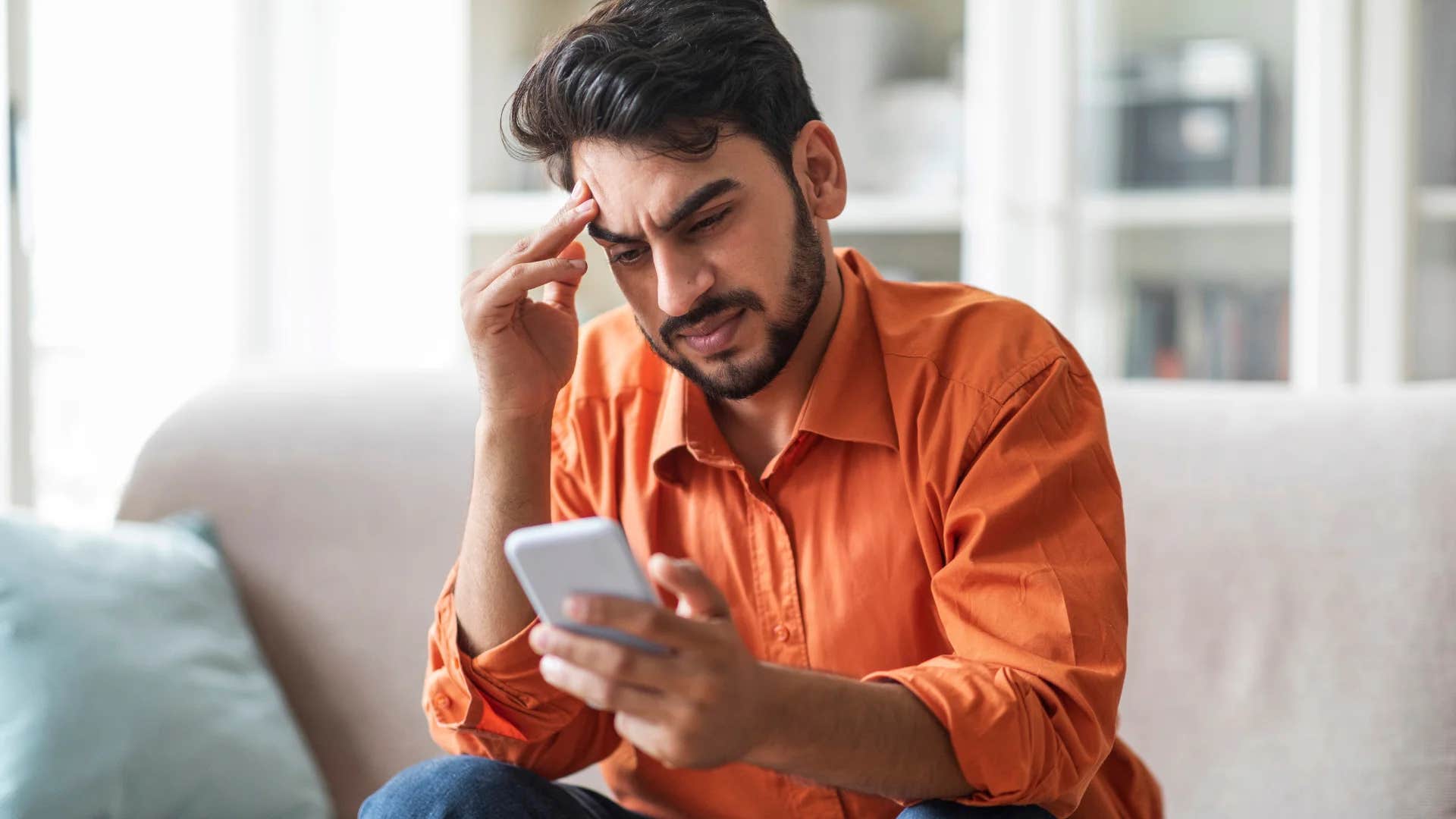 man expected to be perfect by parents saying you have bigger things to worry about