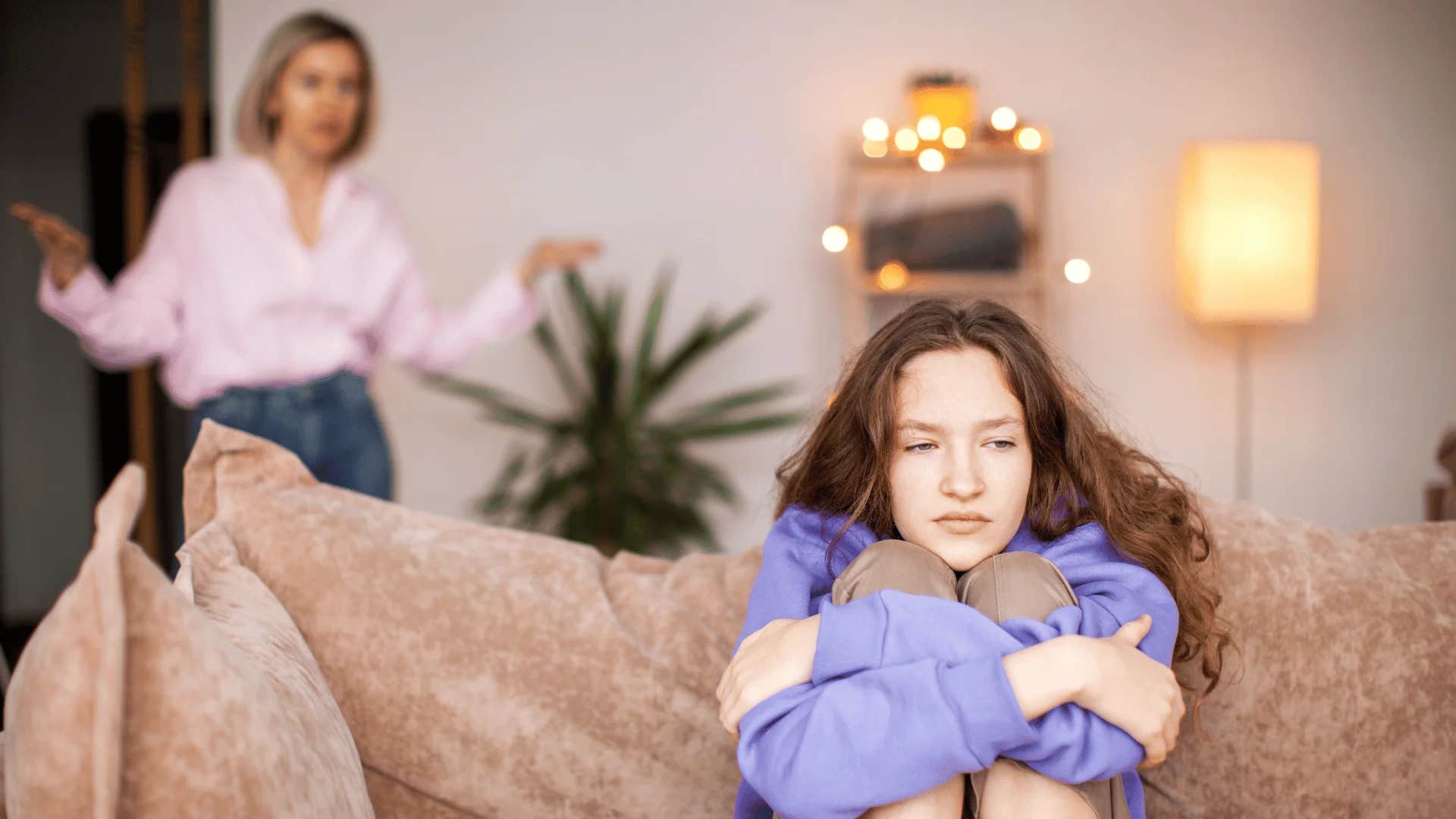 teenage girl being criticized for small mistakes