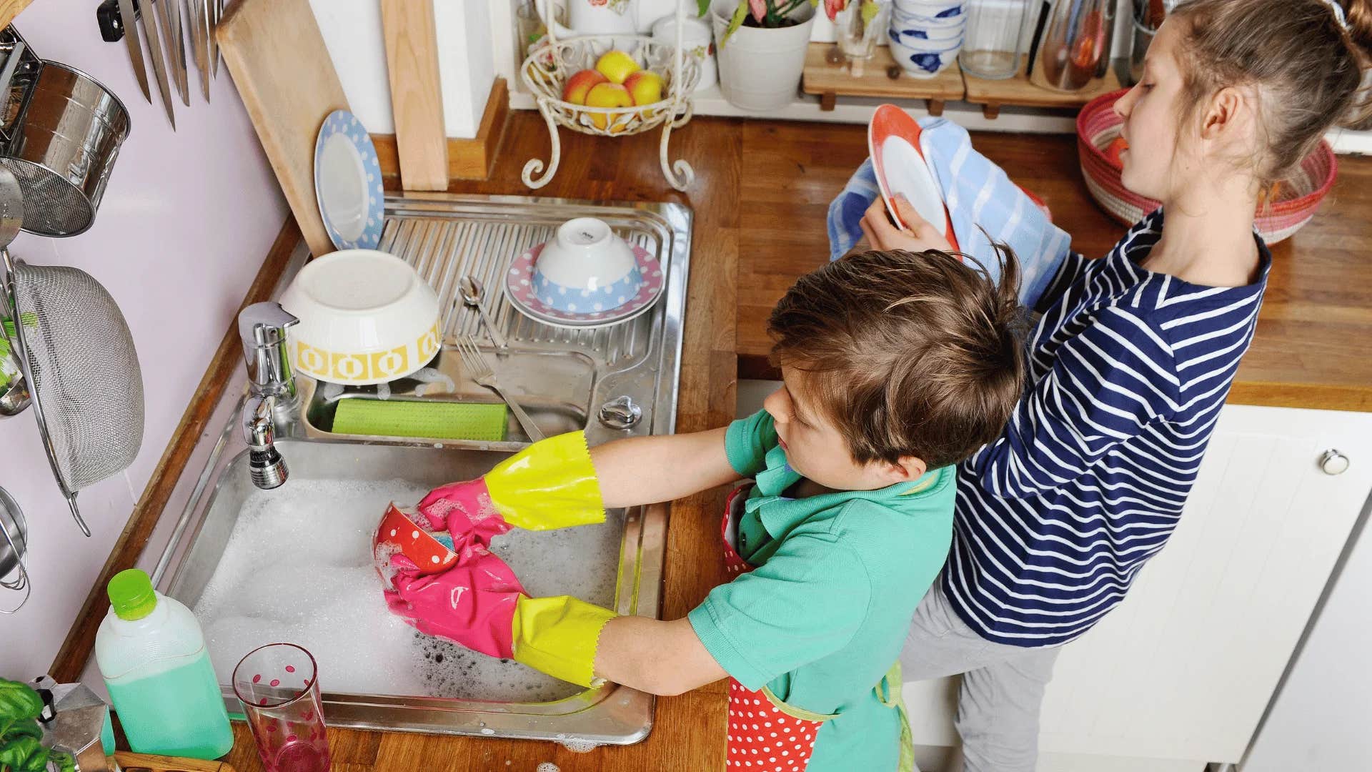 young boy given more responsibilities at a young age