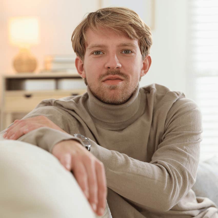 man who doesn't really love you being charming to the point that it's hard to say no to him