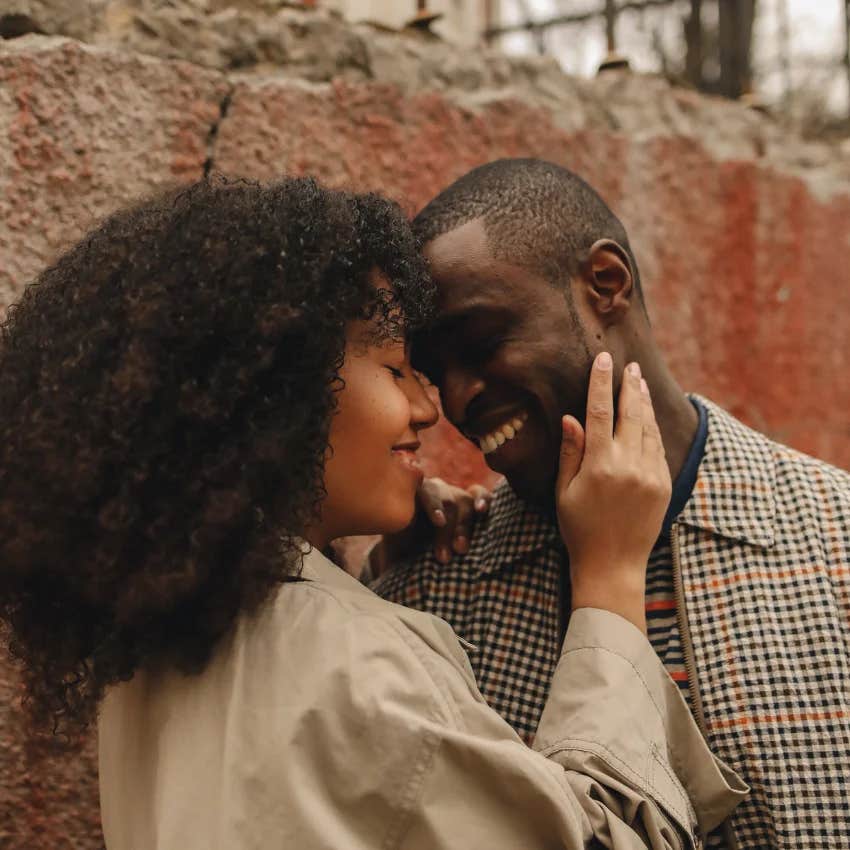 man falling for someone telling woman i can really see a future with you