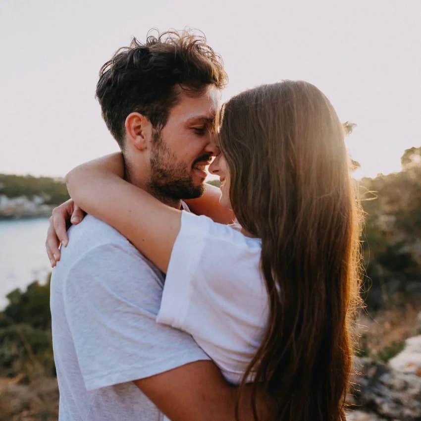 man falling for someone telling woman i feel like i can be myself around you