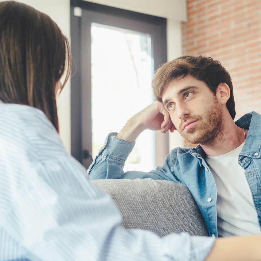 man who is terrible at saying what he means telling woman i don't want to ruin our friendship