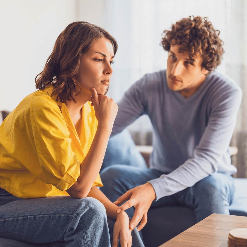 man who is terrible at saying what he means telling woman it's not you it's me