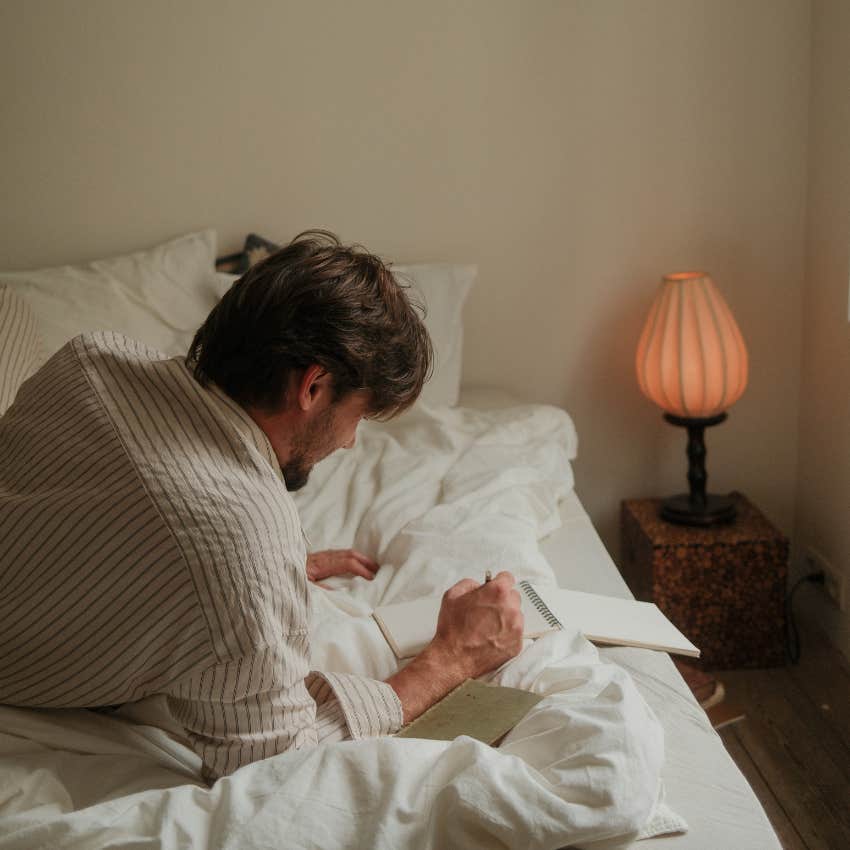 man looking for deeper meaning in his dreams